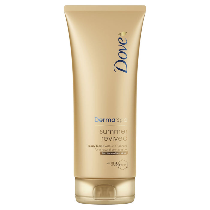 Dove DermaSpa Summer Revived Fair to Medium Gradual Self Tanner 200ml - Personal Care at MyPerfumeShop by Dove