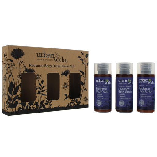 Urban Veda Radiance Body Ritual Travel Set Bodycare Set 3 Pieces Gift Set - GIFT SET at MyPerfumeShop by Urban Veda