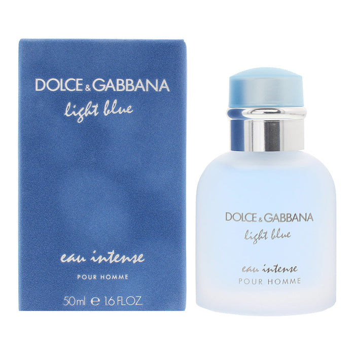 Dolce  Gabbana Light Blue Eau Intense Pour Homme Eau de Parfum 50ml - Eau de Perfume at MyPerfumeShop by Dolce Gabbana