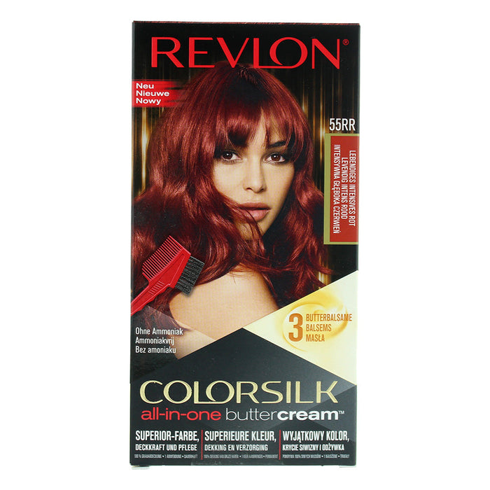 Revlon Luxurious Colorsilk Buttercream Hair Color | 55RR Intense Red - Haircare at MyPerfumeShop by Revlon