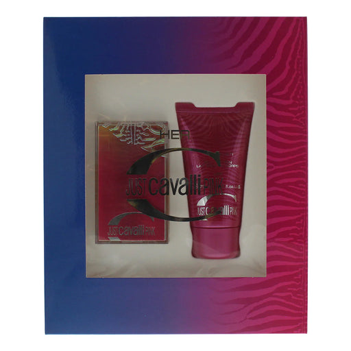 Roberto Cavalli Just Cavalli Pink Eau de Toilette Gift Set : Eau de Toilette 30ml - Body Lotion 75ml - Fragrance at MyPerfumeShop by Roberto Cavalli