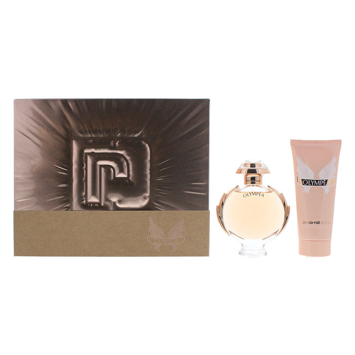 Olympéa Paco Rabanne 2 Piece Gift Set: Eau De Parfum 80ml - Body Lotion 100ml - Gift Set at MyPerfumeShop by Paco Rabanne