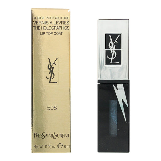 Yves Saint Laurent The Holographics #508 Black Liquid Lipstick Glossy Stain 6ml - Liquid Lipstick at MyPerfumeShop by Yves Saint Laurent