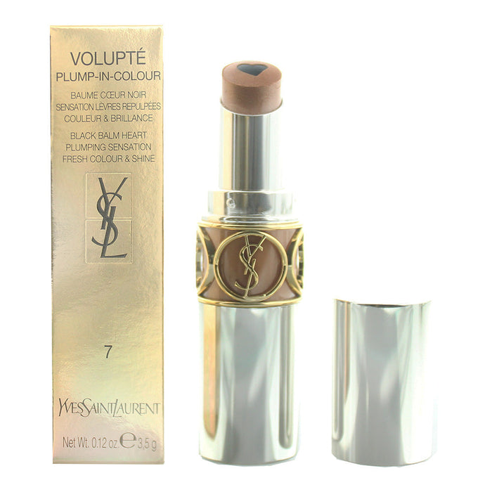 Yves Saint Laurent Volupte Plump-In-Colour 07 Furious Gold Lipstick 3.5g - Lipsticks at MyPerfumeShop by Yves Saint Laurent