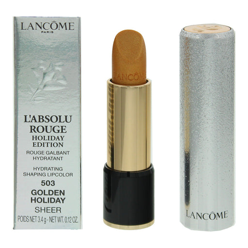 Lancôme L'Absolu Rouge Holiday Edition 503 Golden Holiday Sheer Lipstick 3.4g - Lipsticks at MyPerfumeShop by Lancã´Me