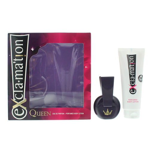 Coty Ex'cla·Ma'tion Queen 2 Piece Gift Set: Eau De Parfum 30ml - Body Lotion 115ml - Gift Set at MyPerfumeShop by Coty