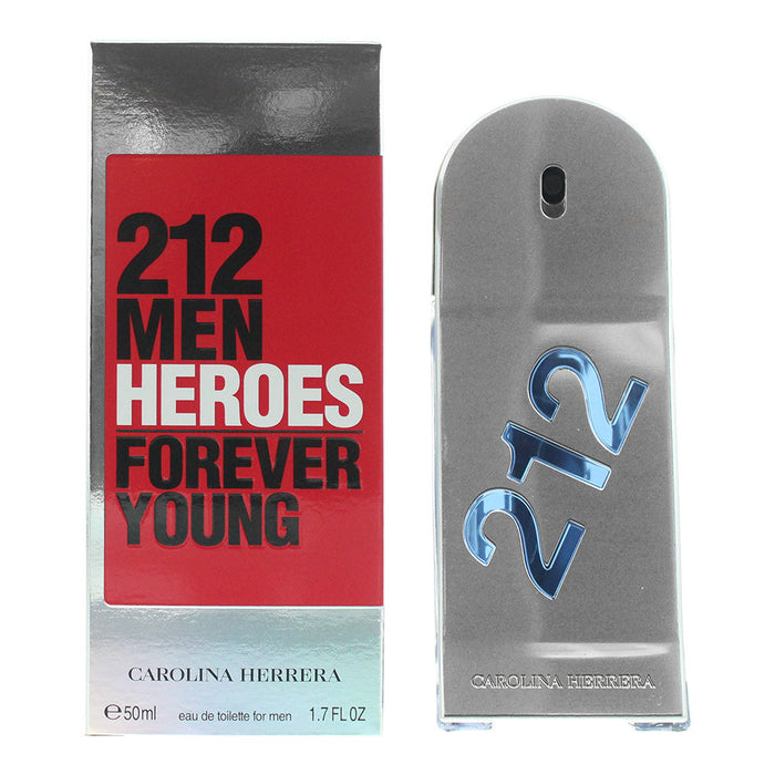 Carolina Herrera 212 Men Heroes Forever Young Eau De Toilette 50ml - Eau de Toilette at MyPerfumeShop by Carolina Herrera