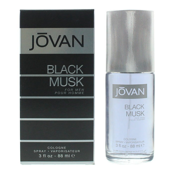 Jovan Black Muscs For Men Cologne 88ml - Eau de Cologne at MyPerfumeShop by Jovan