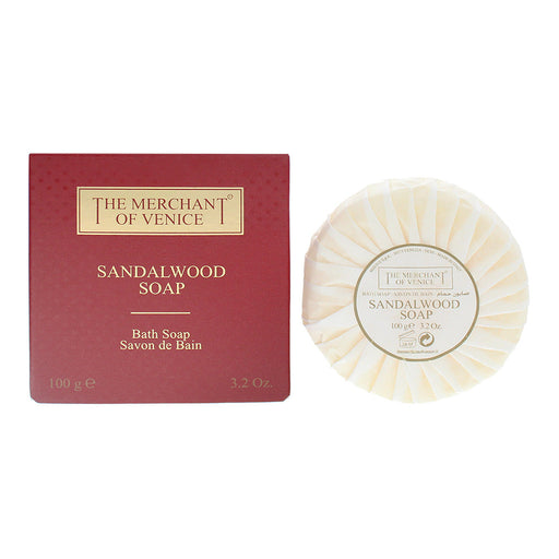 The Merchant of Venice Sandalwood Soap 100g - Soap at MyPerfumeShop by The Merchant Of Venice