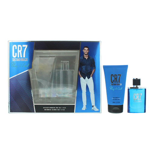 Cristiano Ronaldo Cr7 Play It Cool 2 Piece Gift Set: Eau De Toilette 30ml + Shower Gel 150ml - Gift Set at MyPerfumeShop by Cristiano Ronaldo