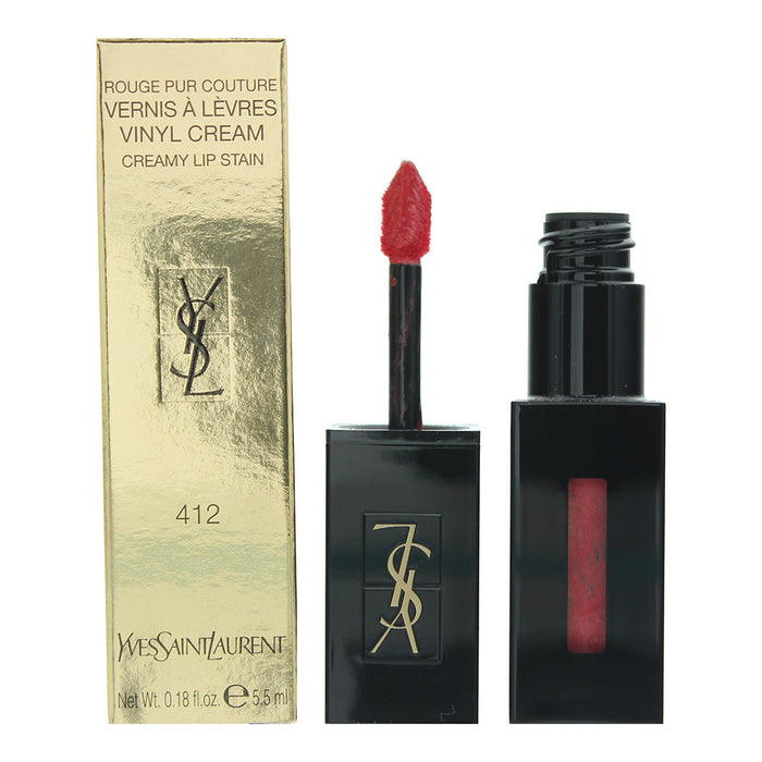 Yves Saint Laurent Rouge Pur Couture Vinyl Cream Stain 412 Rose Mix Lip Stain 5.5ml - Lip Glosses at MyPerfumeShop by Yves Saint Laurent