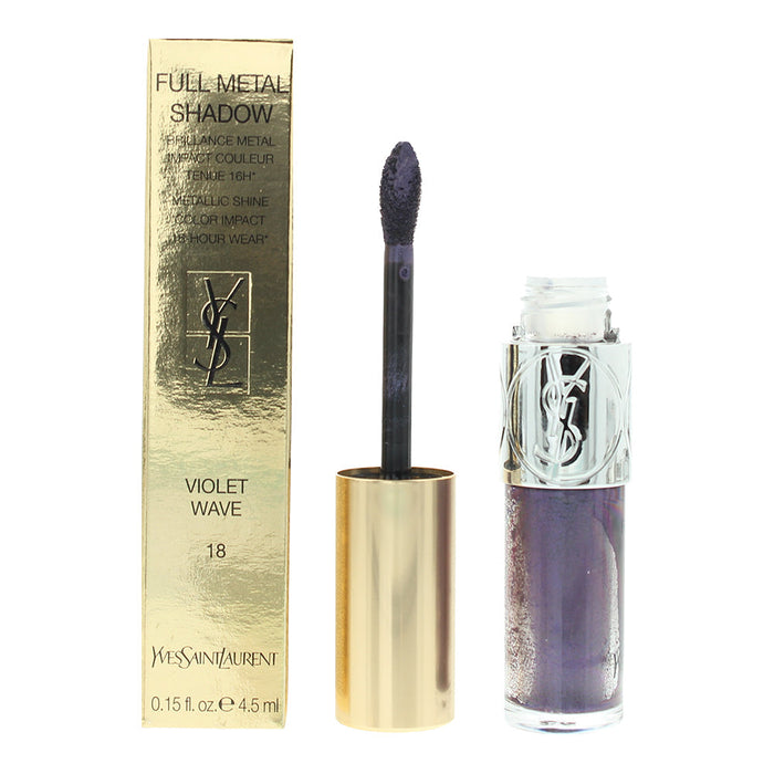 Yves Saint Laurent Full Metal Metallic Shine 18 Violet Xave Liquid Eyebrow 4.5ml - Eyeshadows at MyPerfumeShop by Yves Saint Laurent