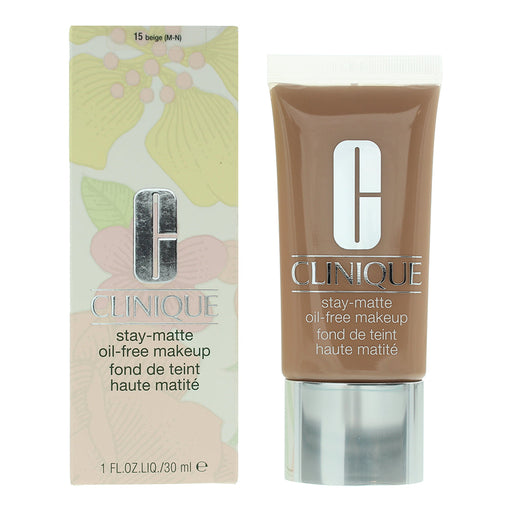 Clinique Stay Matte Oil Free 15 Beige (M-N) Foundation 30ml - Foundations at MyPerfumeShop by Clinique