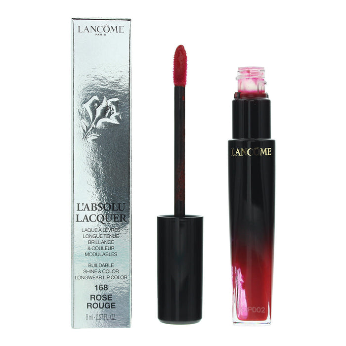 Lancôme L'absolu Lacquer No.168 Rose Rouge Lip Colour 8ml - Lip Glosses at MyPerfumeShop by Lanc?me