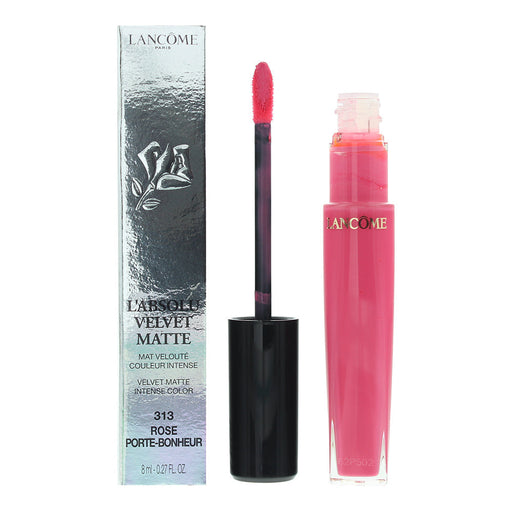 Lancôme L'absolu Velvet Matte 313 Rose Porte-Bonheur Liquid Lipstick 8ml - Beauty at MyPerfumeShop by Lanc?me