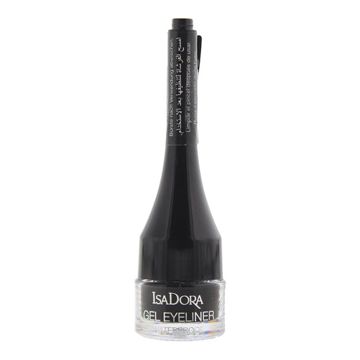 Isadora Waterproof 01 Black Eyeliner Gel 3g - Eyeliner Gel at MyPerfumeShop by Isadora