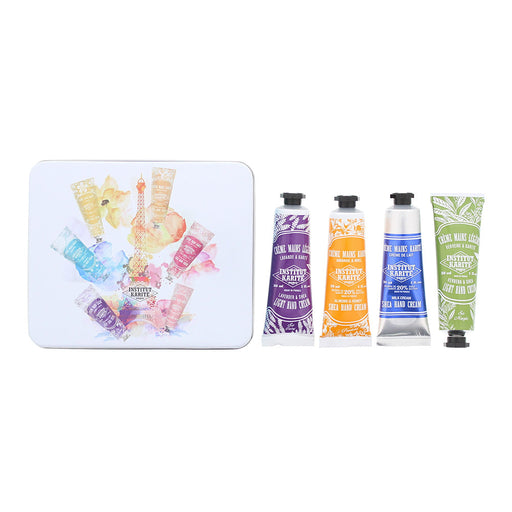 Institut Karite Paris Shea Gift Set 4 x Tube Hand Cream 30ml-Lavender-Almond Honey-Milk Cream-Verbana - Gift Set at MyPerfumeShop by Institut Karite Paris