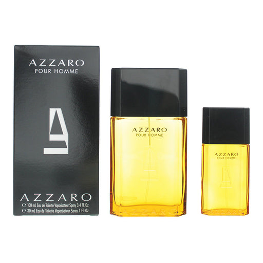 Azzaro Pour Homme 2 Piece Gift Set: Eau De Toilette 100ml - Eau De Toilette 30ml - Gift Set at MyPerfumeShop by Azzaro