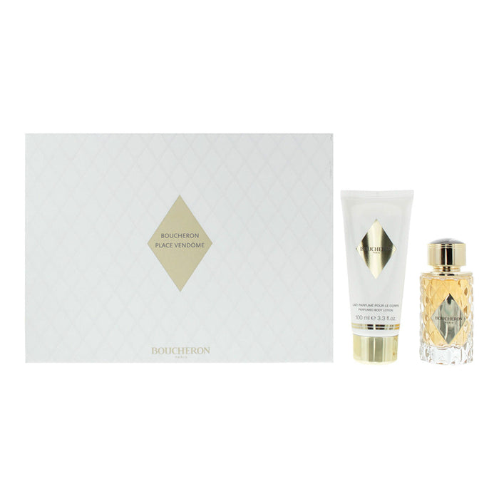 Boucheron Place Vendôme 2 Piece Gift Set: Eau De Parfum 50ml - Body Lotion 100ml - Lotions at MyPerfumeShop by Boucheron