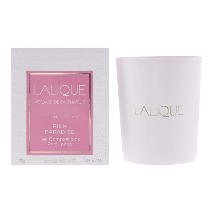 Lalique Les Compositions ParfumÈes Pink Paradise Candle 190g - Candle at MyPerfumeShop by Lalique