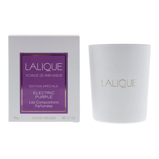 Lalique Les Compositions ParfumÈes Electric Purple Candle 190g - Candle at MyPerfumeShop by Lalique