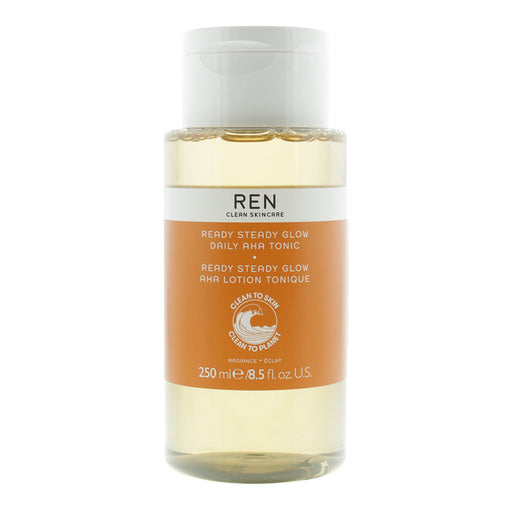 Ren Clean Skincare Ready Steady Glow Daily AHA Tonic Tonic 250ml - Astringents & Toners at MyPerfumeShop by Ren