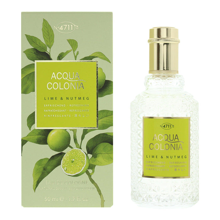 4711 Acqua Colonia Lime  Nutmeg Eau De Cologne 50ml - Eau de Cologne at MyPerfumeShop by 4711