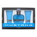 Mustang Blue Gift Set 100ml EDT + 100ml Aftershave Balm + 100ml Hair & Body Wash - Eau de Toilette at MyPerfumeShop by Mustang