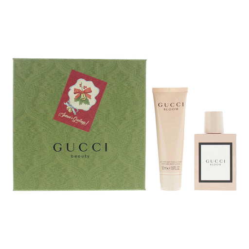 Gucci Bloom 2 Piece Gift Set: Eau De Parfum 50ml - Body Lotion 50ml - Bathtub Pillows at MyPerfumeShop by Gucci