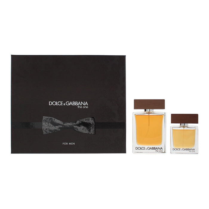 Dolce Gabbana The One For Him 2 Piece Gift Set: Eau De Toilette 100ml - Eau De Toilette 30ml - Gift Set at MyPerfumeShop by Dolce Gabbana