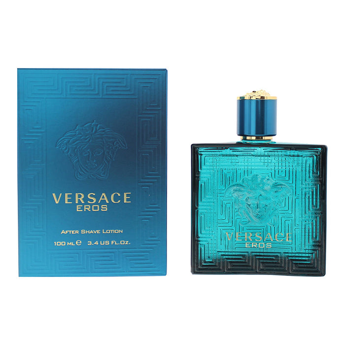 Versace Eros Aftershave Lotion 100ml - Lotions & Fluids at MyPerfumeShop by Versace