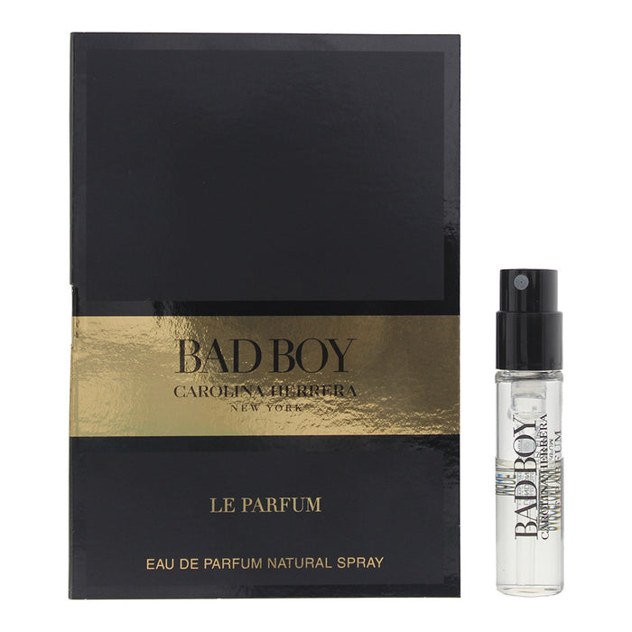 Carolina Herrera Bad Boy Le Parfum Vial Eau De Parfum 1.5ml - Eau de Parfum at MyPerfumeShop by Carolina Herrera