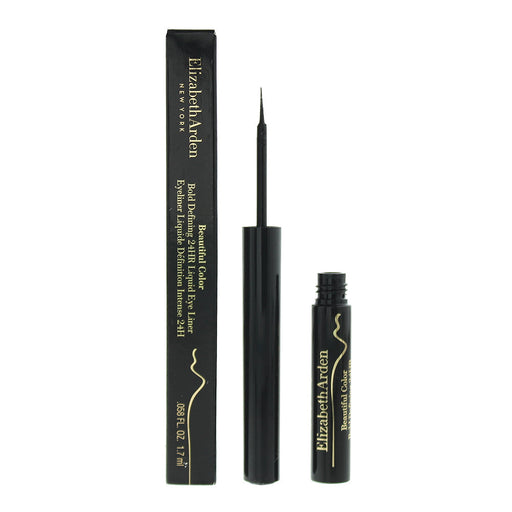 Elizabeth Arden Beautiful Color Bold Definig 01 Dark Valentine Liquid Eye Liner 1.7ml - Eyeliners at MyPerfumeShop by Elizabeth Arden