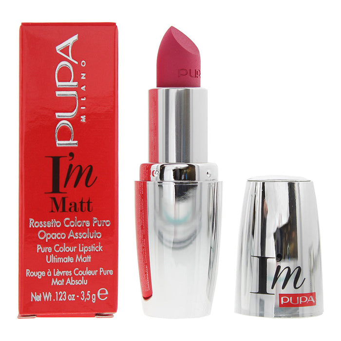 Pupa I'm Matte Pure Colour 50 Fuchsia Runway Lipstick 3.5g - Lipsticks at MyPerfumeShop by Pupa