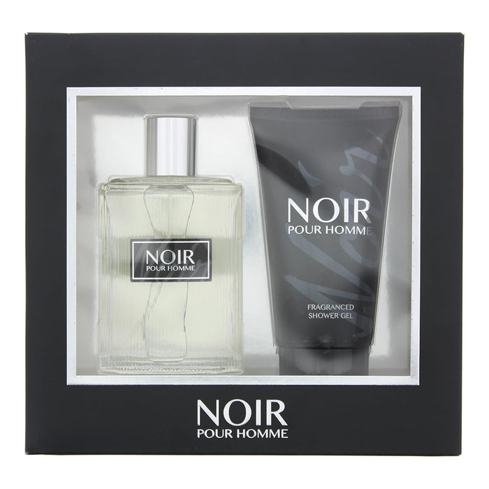 Prism Noir Pour Homme 2 Piece Gift Set: Eau De Toilette 100ml - Shower Gel 150ml - Men at MyPerfumeShop by Prism