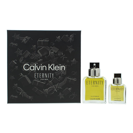 Calvin Klein Eternity For Men 2 Piece Gift Set: Eau De Parfum 100ml - Eau De Parfum 30ml - Gift Set at MyPerfumeShop by Calvin Klein