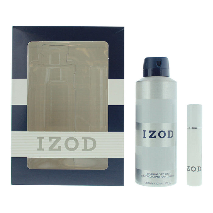 Izod White Gift Set 15ml EDT + 200ml Body Spray - Perfume & Cologne at MyPerfumeShop by Izod