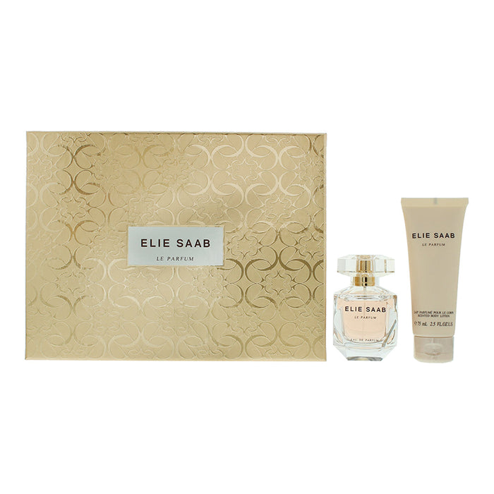 Elie Saab Le Parfum 2 Piece Gift Set: Eau De Parfum 50ml - Body Lotion 75ml - Sets at MyPerfumeShop by Elie Saab