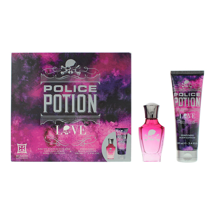 Police Potion Love 2 Piece Gift Set: Eau De Parfum 30ml - Body Lotion 100ml - Eau de Perfume at MyPerfumeShop by Police