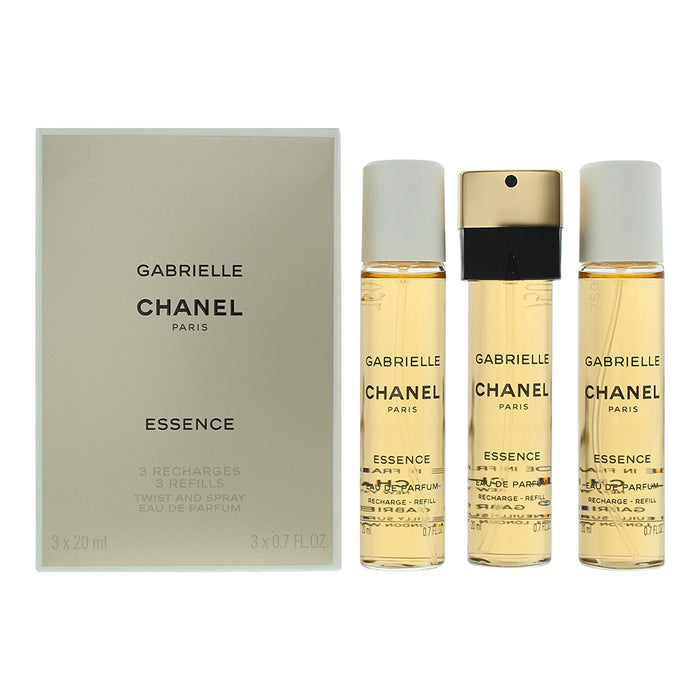 Chanel Gabrielle Essence Refill Eau de Parfum 3 x 20ml - Eau De Parfum at MyPerfumeShop by Chanel