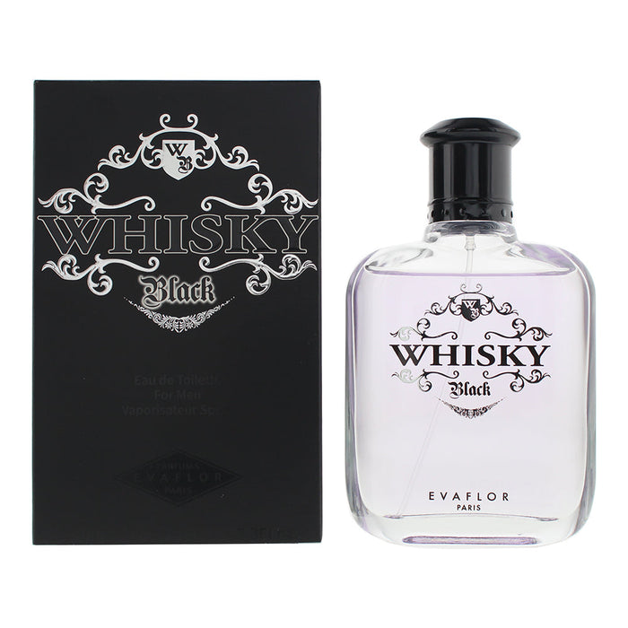 Evaflor Whisky Black Eau De Toilette 100ml - Eau de Toilette at MyPerfumeShop by Whisky