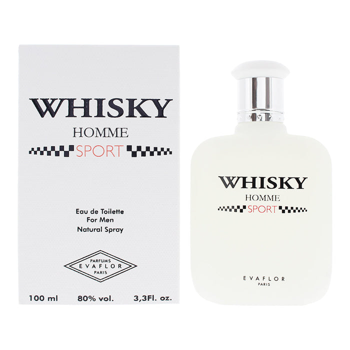 Evaflor Whisky Homme Sport Eau De Toilette 100ml - Eau de Toilette at MyPerfumeShop by Whisky