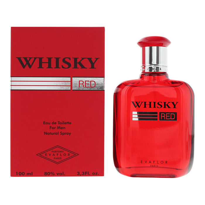 Evaflor Whisky Red Eau De Toilette 100ml - Eau de Toilette at MyPerfumeShop by Whisky