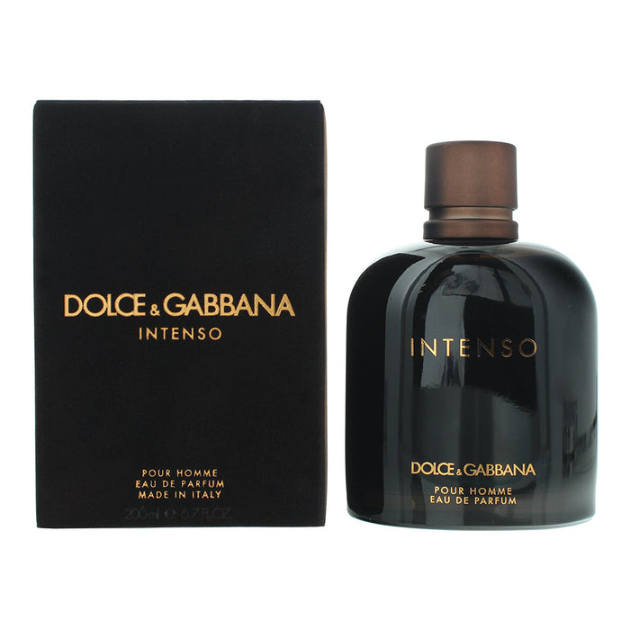 Dolce  Gabbana Pour Homme Intenso Eau De Parfum 200ml - Eau de Parfum at MyPerfumeShop by Dolce Gabbana