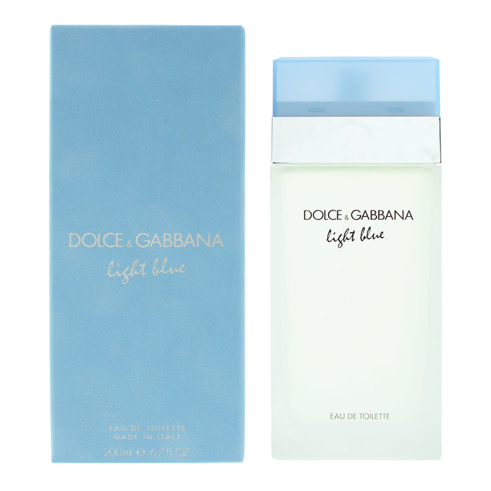 Dolce  Gabbana Light Blue Eau De Toilette 200ml - Eau De Toilette at MyPerfumeShop by Dolce & Gabbana