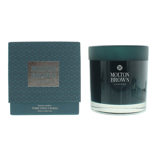 Molton Brown Russian Leather Candle 480g - Candles at MyPerfumeShop by Molton Brown