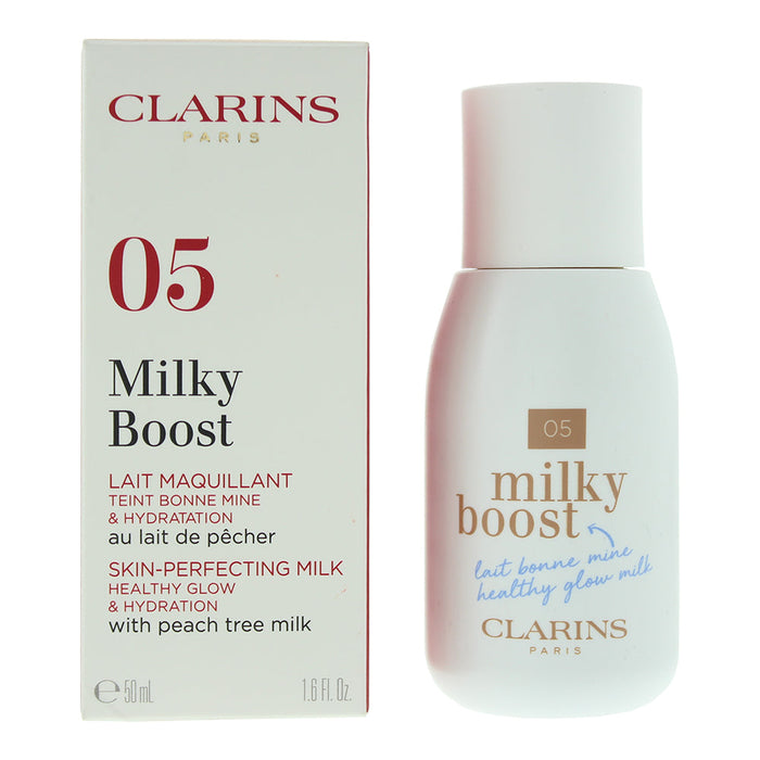 Clarins Milky Boost 05 Milky Sandalwood Foundation 50ml - Default Title - Foundation at MyPerfumeShop by Clarins