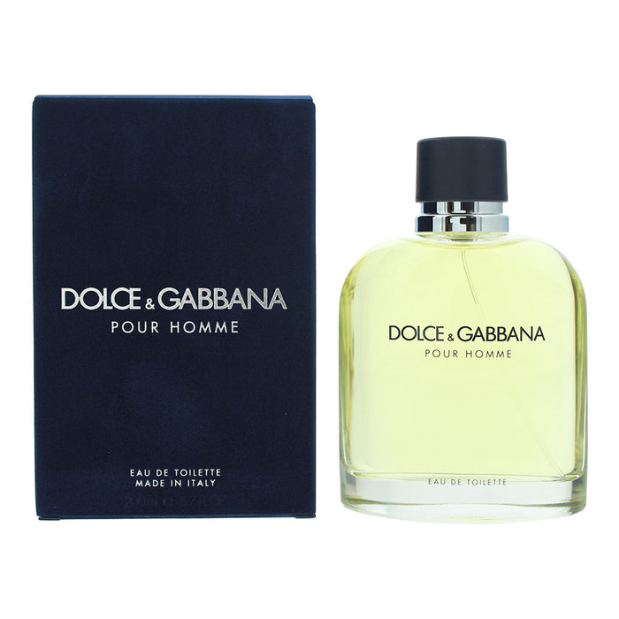 Dolce  Gabbana Pour Homme Eau de Toilette 200ml - Eau De Toilette at MyPerfumeShop by Dolce Gabbana