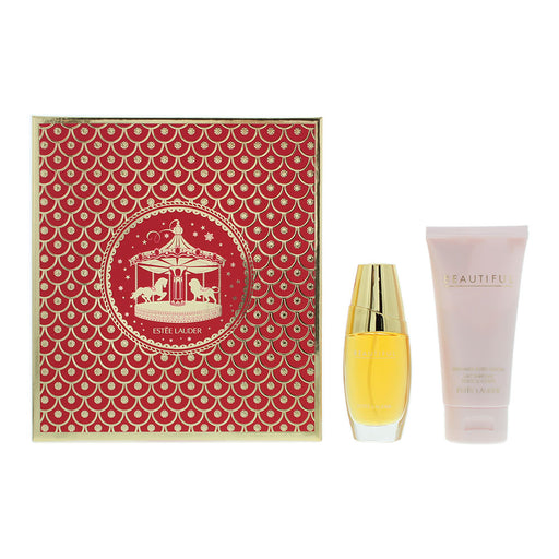 Estée Lauder Beautiful 2 Piece Gift Set: Eau De Parfum 30ml - Body Lotion 75ml - Sets at MyPerfumeShop by Estée Lauder