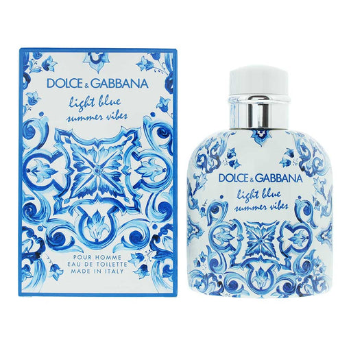 Dolce  Gabbana Light Blue Summer Vibes Pour Homme Eau de Toilette 125ml - Eau De Toilette at MyPerfumeShop by Dolce Gabbana